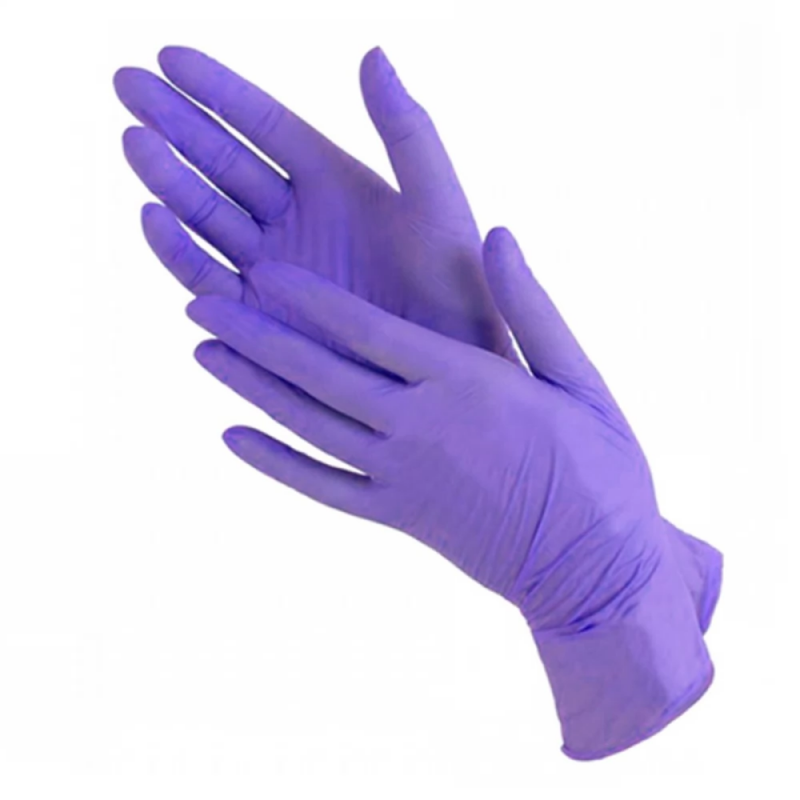 Перчатки нитриловые неопудренные SFM Violet XS 10 пар