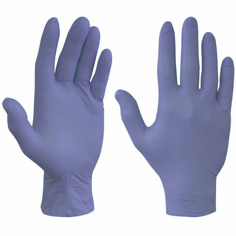 Перчатки нитриловые неопудренные SFM Blue S 100 штук