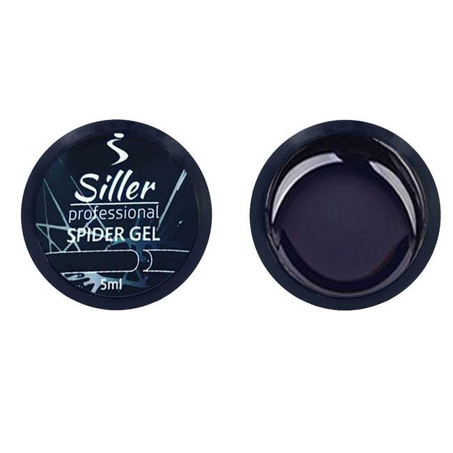 Гель-паутинка Siller Spider Gel (черная) 5 мл
