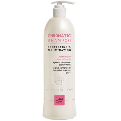 Шампунь для захисту і блиску фарбованого волосся Tiare Color Chromatic Shampoo 1000мл