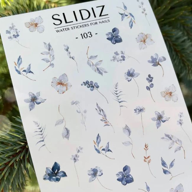 Слайдер-дизайн Slidiz 103 Лиловые цветы