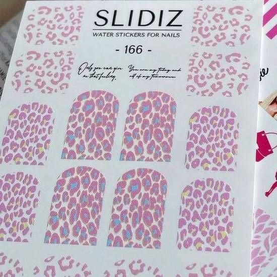 Слайдер-дизайн Slidiz 166 Принт леопард рожевий