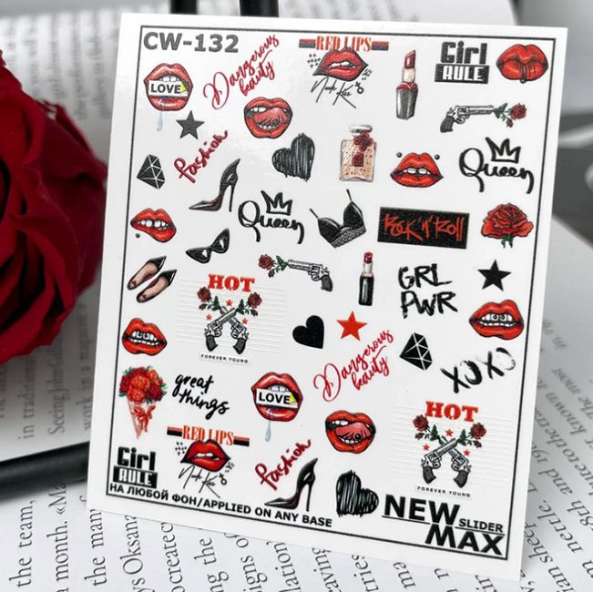 Слайдер-дизайн New Max CW-132 Red Lips