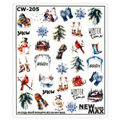 Слайдер-дизайн New Max CW-205 Новый год