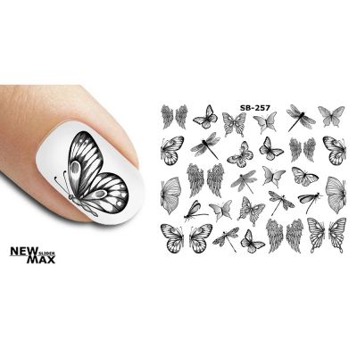 Слайдер-дизайн New Max SB-257 Метелики чорно-білі