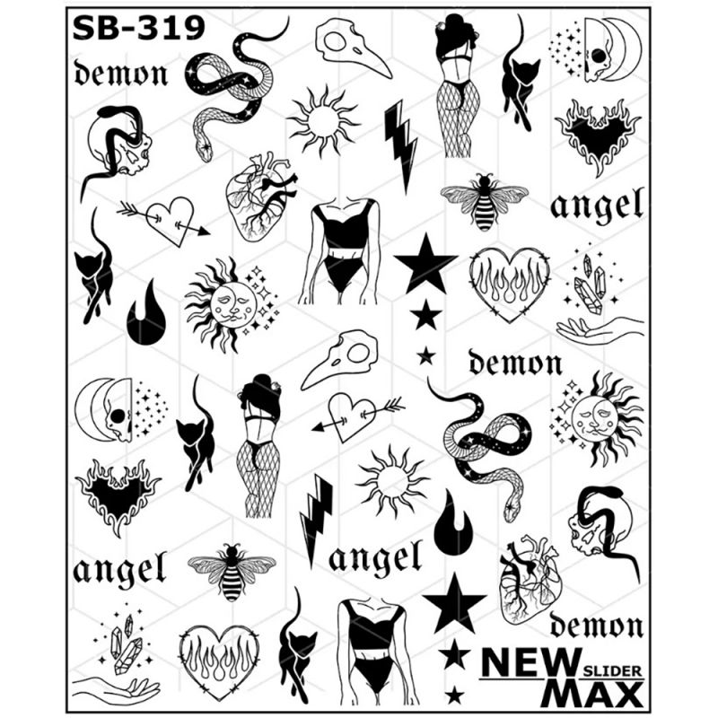 Слайдер-дизайн New Max SB-319 Ангел и демон