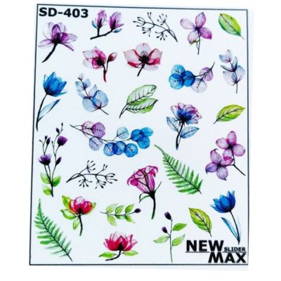 Слайдер-дизайн New Max SD-403 Яркие цветы