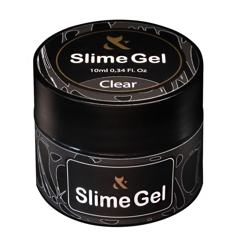 Гель-жвачка для дизайна F.O.X Slime Gel Clear (прозрачный) 10 мл