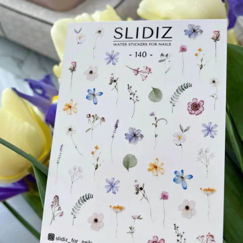 Слайдер-дизайн Slidiz 140 Квіти, листочки