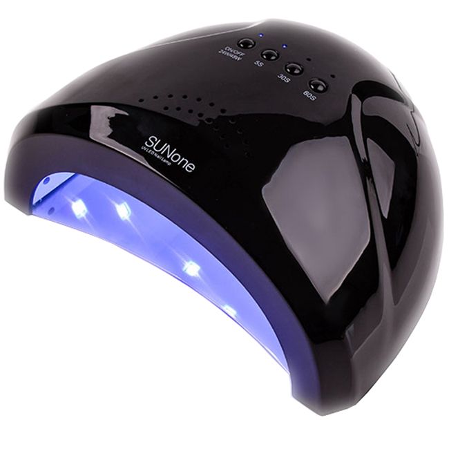 Лампа манікюрна SUNone LED-UV Black 48 Вт