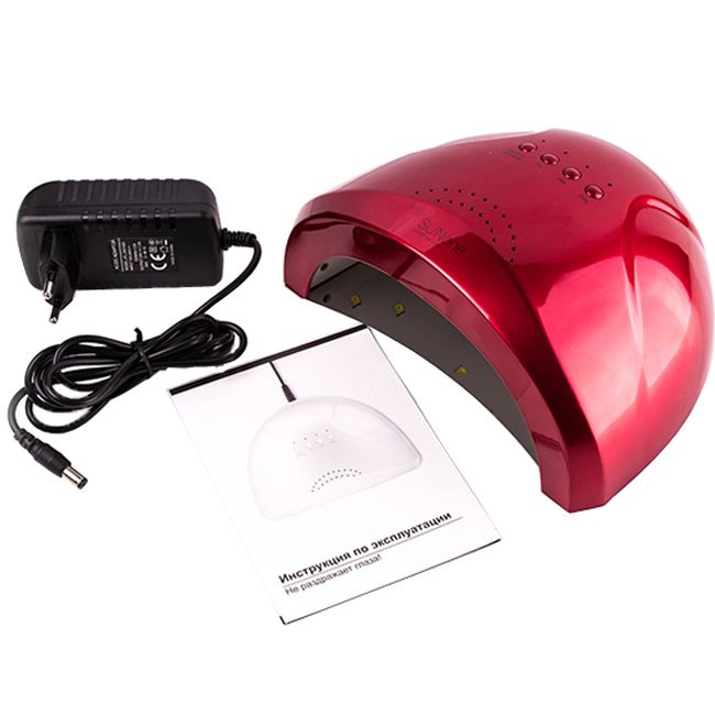 Лампа маникюрная SUNone LED-UV Red 48 Вт