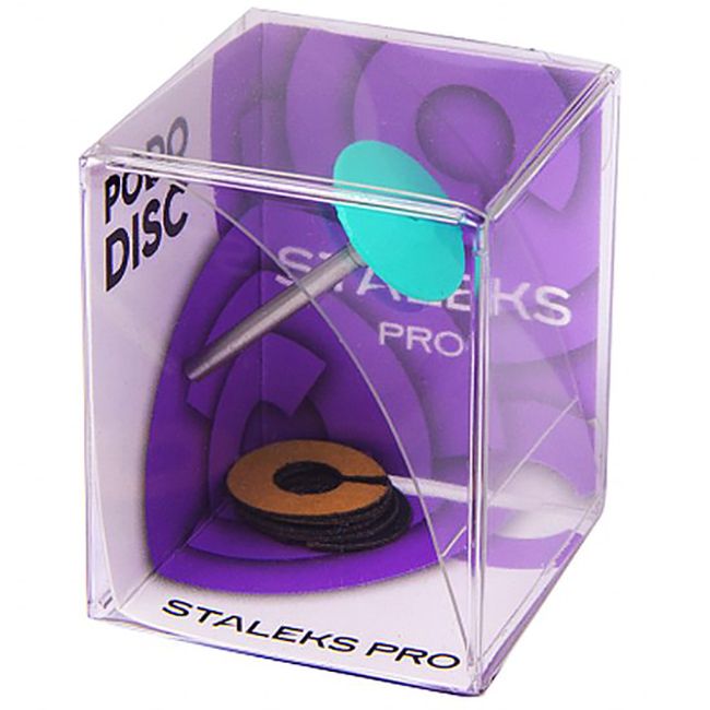 Педикюрний диск Staleks Pro SPDset-25 Pododisc L 25 мм (180 грит) 5 штук