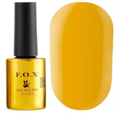 Гель-лак F.O.X Gel Polish Love Song №552 (медово-горчичный, эмаль) 12 мл