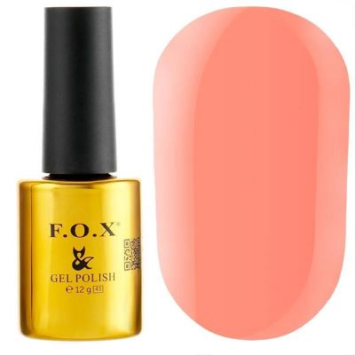 Гель-лак F.O.X Gel Polish Love Song №555 (нежный кораллово-персиковый, эмаль) 12 мл