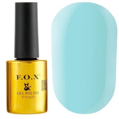 Гель-лак F.O.X Gel Polish Love Song №558 (нежно-голубой, эмаль) 12 мл