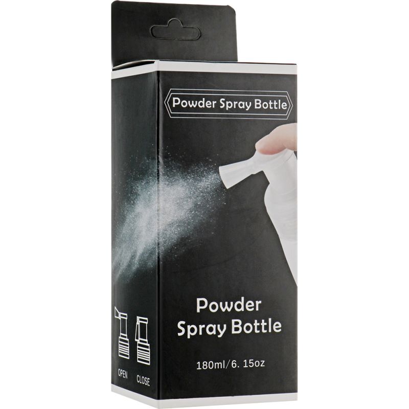 Розпилювач для пудри SPL Powder Sprey Bottle 13831 (білий) 180 мл