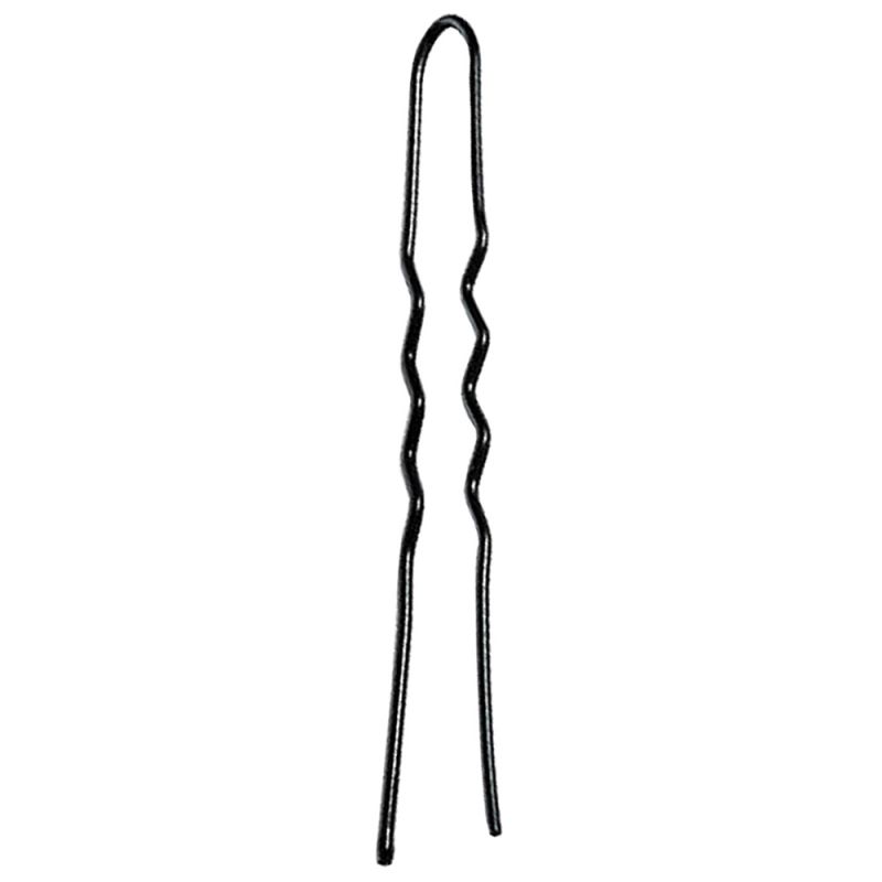 Шпильки для волос SPL (черный, 6.5 см) 24 штуки