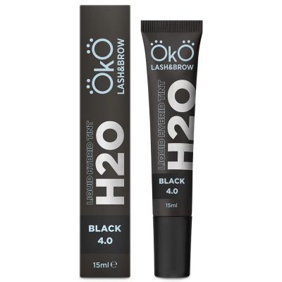 Краска для бровей и ресниц OkO Liquid Hybrid Tint H20 Black 4.0 (черный) 15 мл