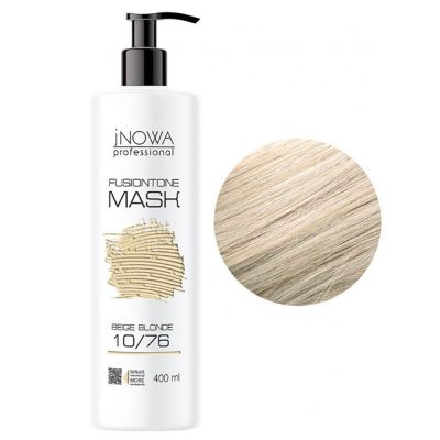 Тонирующая маска для волос jNOWA Professional FusionTone Mask 10.76 (бежевый блонд) 400 мл