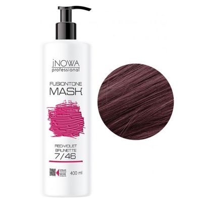 Тонирующая маска для волос jNOWA Professional FusionTone Mask 7.46 (русый красно-фиолетовый) 400 мл