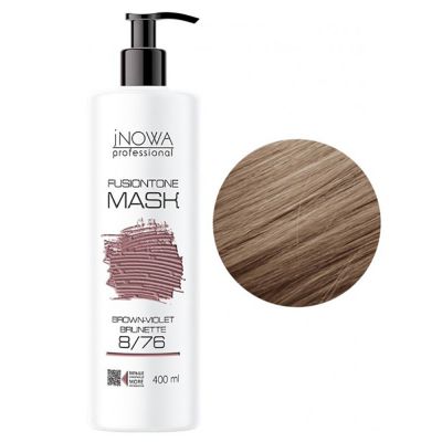 Тонирующая маска для волос jNOWA Professional FusionTone Mask 8.76 (русый коричнево-фиолетовый) 400 мл