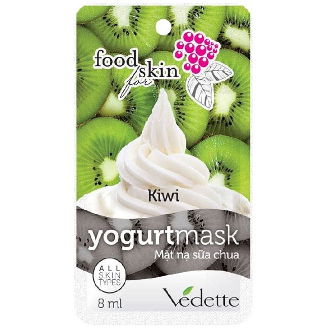 Йогуртовая маска для лица Vedette Kiwi с экстрактом киви 8 мл