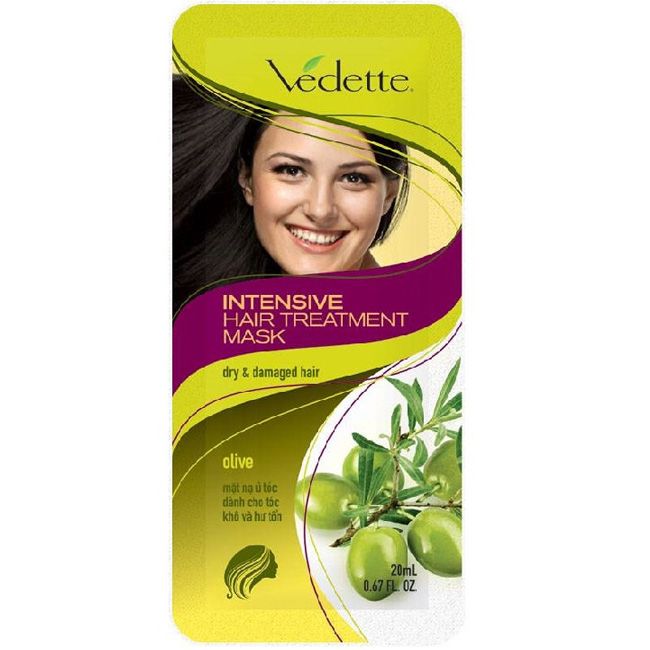 Маска для волосся Vedette з екстрактом оливи 20 мл