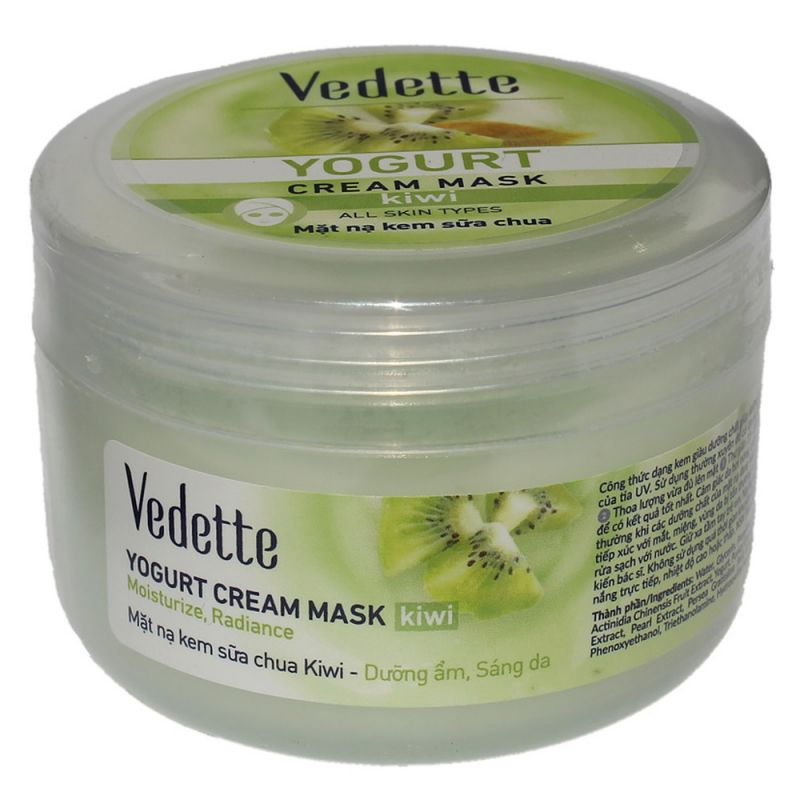 Йогуртова маска для обличчя Vedette з екстрактом ківі 120 мл