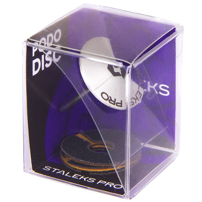 Педикюрный диск Staleks Pro UPDset-25 Pododisc L 25 мм (180 грит) 5 штук