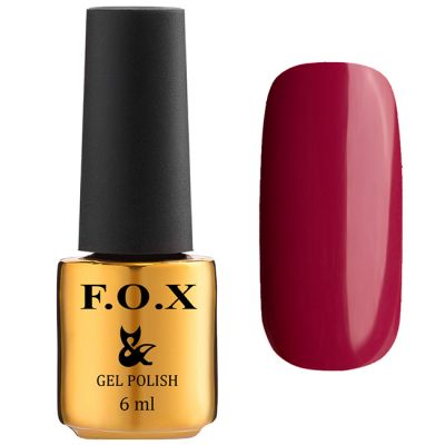 Гель-лак F.O.X Gel Polish City Chic Collection №523 (красный, эмаль) 6 мл