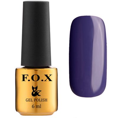 Гель-лак F.O.X Gel Polish City Chic Collection №524 (фиолетовый, эмаль) 6 мл