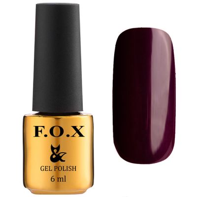 Гель-лак F.O.X Gel Polish City Chic Collection №526 (бордовый, эмаль) 6 мл