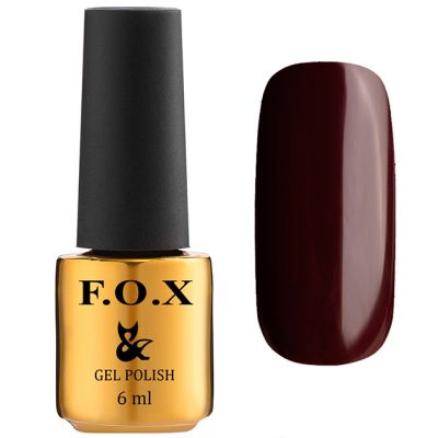 Гель-лак F.O.X Gel Polish City Chic Collection №527 (коричневый, эмаль) 6 мл