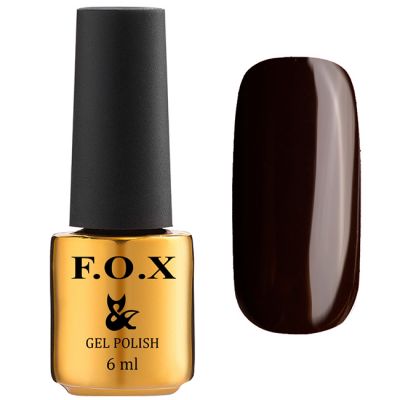 Гель-лак F.O.X Gel Polish City Chic Collection №530 (шоколадный, эмаль) 6 мл