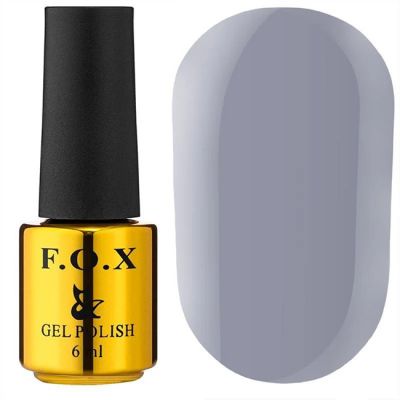 Гель-лак F.O.X Gel Polish Love Song №554 (дымчатый серо-голубой, эмаль) 6 мл