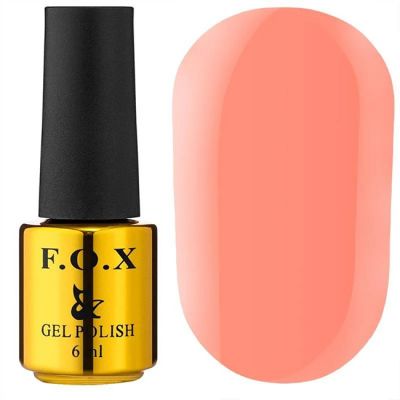 Гель-лак F.O.X Gel Polish Love Song №555 (розово-персиковый, эмаль) 6 мл