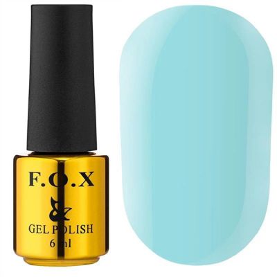 Гель-лак F.O.X Gel Polish Love Song №558 (нежно-голубой, эмаль) 6 мл