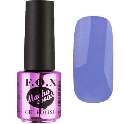 Гель-лак F.O.X Gel Polish Masha Create №022 (сине-сиреневый, эмаль) 6 мл