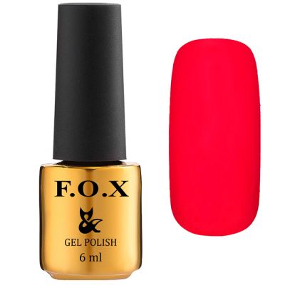 Гель-лак F.O.X Pigment Gel Polish №069 (красный, эмаль) 6 мл