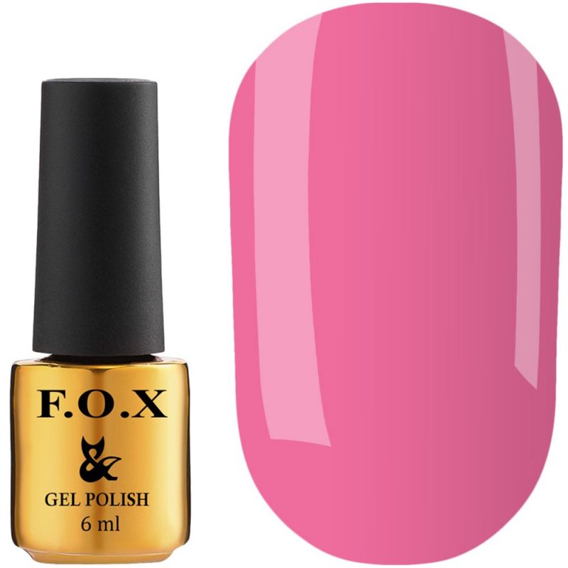 Гель-лак F.O.X №106 (світло-рожевий, емаль) 6 мл