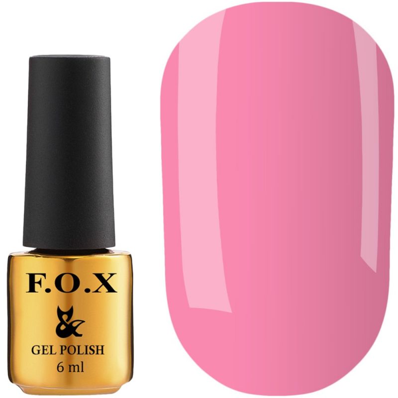 Гель-лак F.O.X №116 (блестящий пурпурно-розовый, эмаль) 6 мл