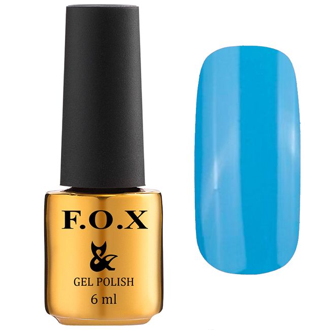 Гель-лак F.O.X Pigment Gel Polish №120 (голубой, эмаль) 6 мл