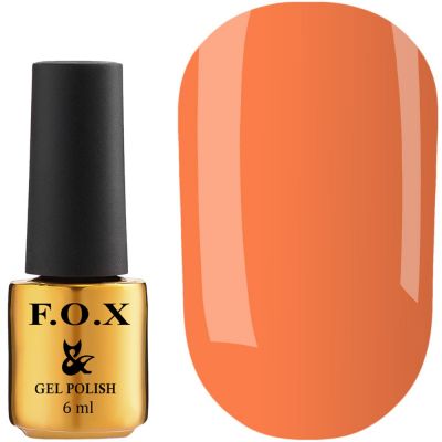 Гель-лак F.O.X №211 (умеренный оранжево-желтый, эмаль) 6 мл