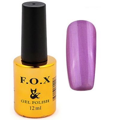 Гель-лак F.O.X Pigment Gel Polish №147 (фиолетово-сиреневый с микроблеском) 12 мл