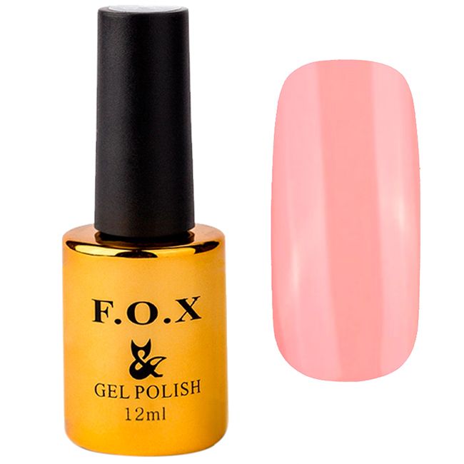 Гель-лак F.O.X Pigment Gel Polish №150 (розово-персиковый, эмаль) 12 мл