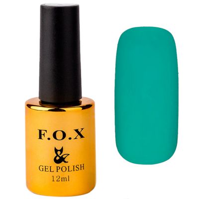 Гель-лак F.O.X Pigment Gel Polish №162 (темно-бирюзовый кремовый, эмаль) 12 мл