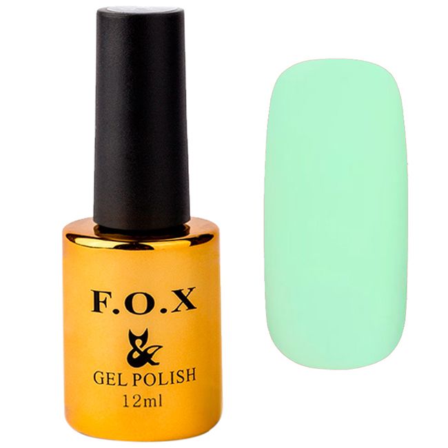 Гель-лак F.O.X Pigment Gel Polish №170 (блідо-салатовий кремовий, емаль) 12 мл