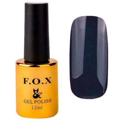 Гель-лак F.O.X Pigment Gel Polish №191 (темно-синий, эмаль) 12 мл