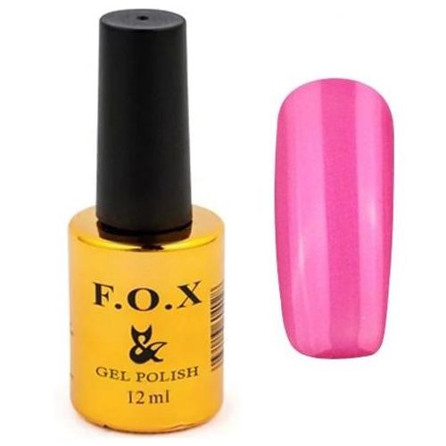 Гель-лак F.O.X Pigment Gel Polish №194 (яскравий рожевий з мікроблеском) 12 мл