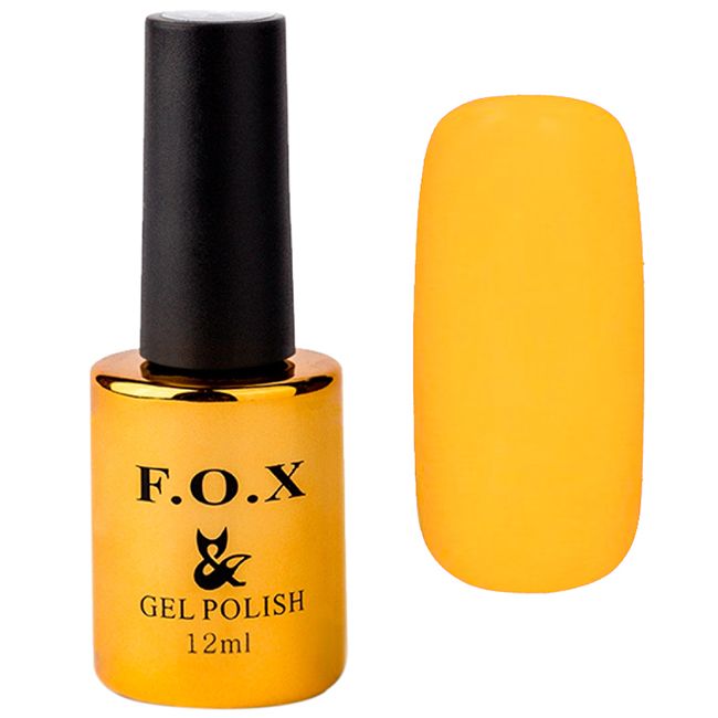Гель-лак F.O.X Pigment Gel Polish №209 (жовто-оранжевий кремовий, емаль) 12 мл